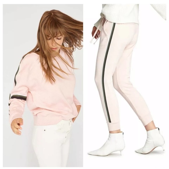 Sanctuary Tops - Sanctuary backtrack sport stripe sweatshirt/pants